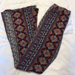 Printed Flare Pants
